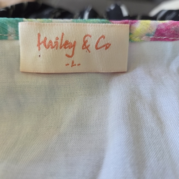 ⭐️Hailey & Co Floral Ruffle Blouse - Multicolor Size L - Picture 4 of 5